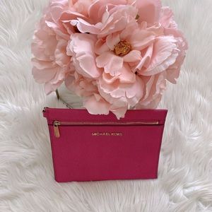 Hot Pink Michael Kors Clutch